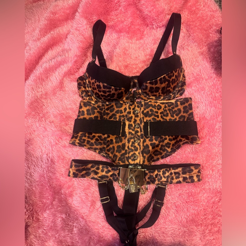 Honey Birdette Bra, Corset and Panty